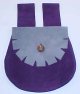 Large Pouch with Castle Cut Flap
