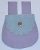 Large Pouch with Scalloped Flap